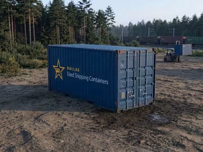 20ft High Cube Used Shipping Container — Cargo Worthy