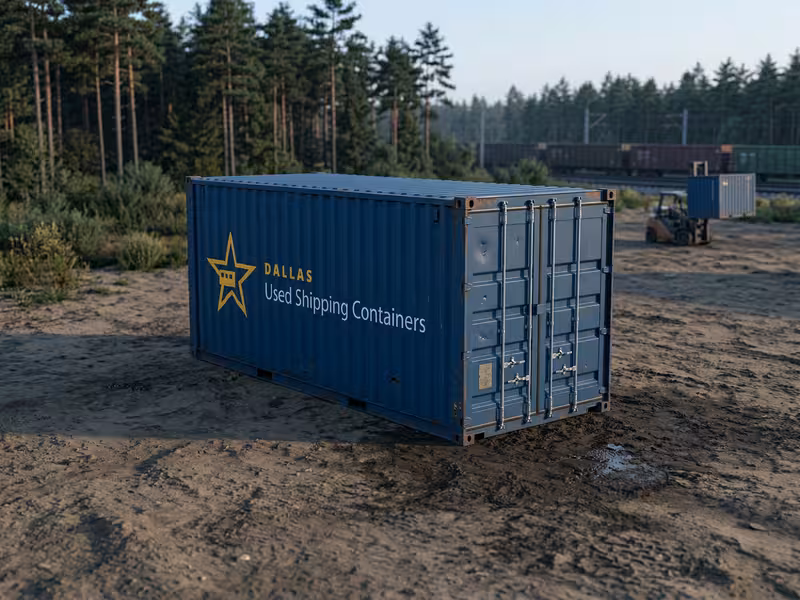 20ft High Cube Used Shipping Container — Cargo Worthy