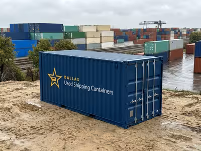 20ft High Cube Used Shipping Container — One-Trip