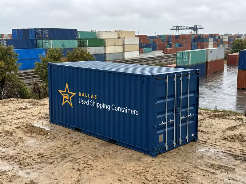 20ft High Cube Used Shipping Container — One-Trip