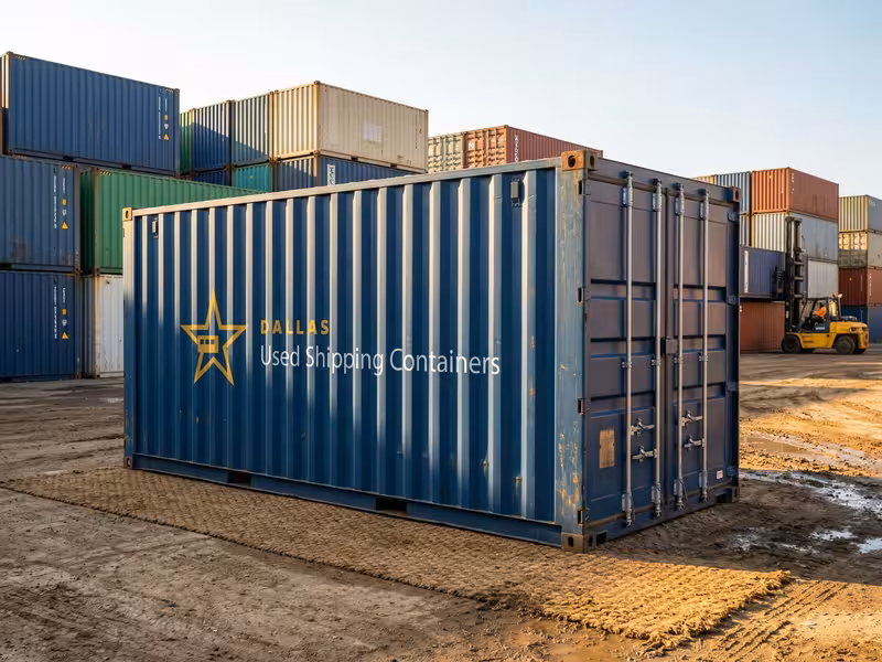 20ft Standard Used Shipping Container — Cargo Worthy (Unit #3)