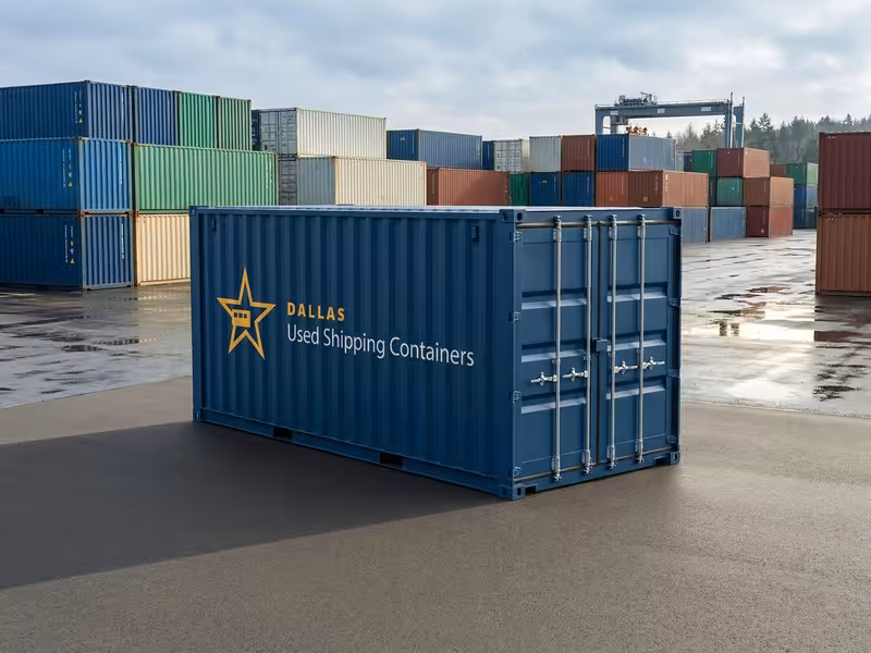 20ft Standard Used Shipping Container — One-Trip (Unit #2)