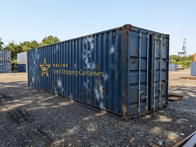 40ft High Cube Used Shipping Container — As-Is (Unit #2)