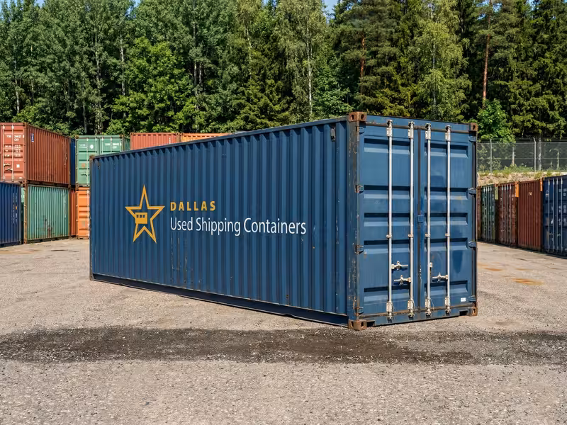 40ft High Cube Used Shipping Container — Cargo Worthy