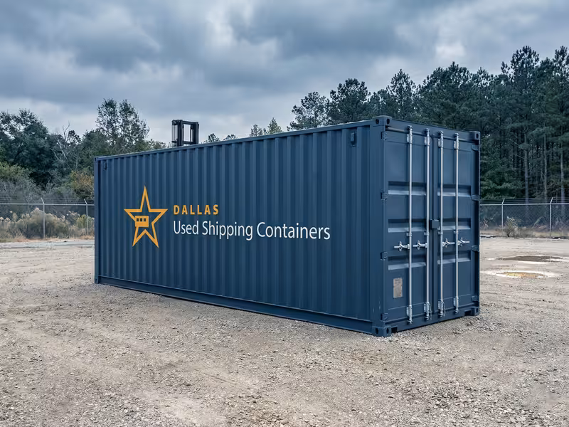 40ft High Cube Used Shipping Container — One-Trip