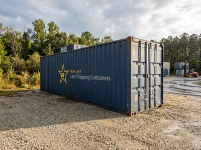 40ft High Cube Used Shipping Container — Wind & Water Tight (Unit #2)