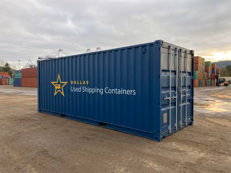 40ft Standard Used Shipping Container — One-Trip